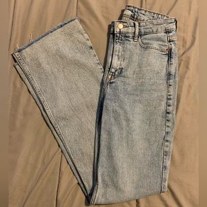 Old Navy Stonewashed Higher High-Rise Flare